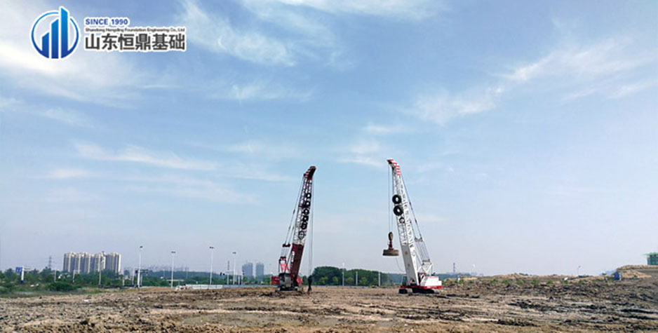 安徽合肥夯紅星好看凱龍智慧物流園區(qū)地基工程